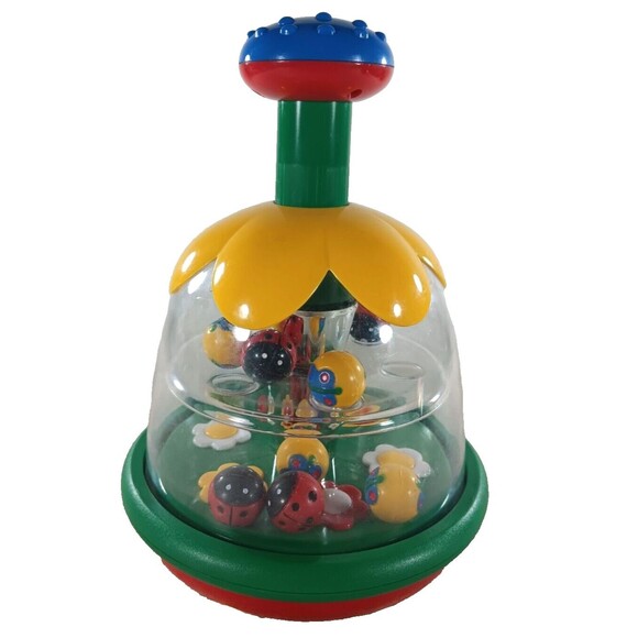 Chicco Ladybug Butterfly Flower Spinning Top - Picture 1 of 3